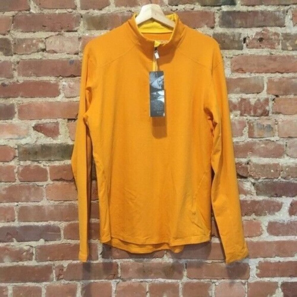 NEW Mountain Force 1/4 Zip Baselayer Size 54 Orange